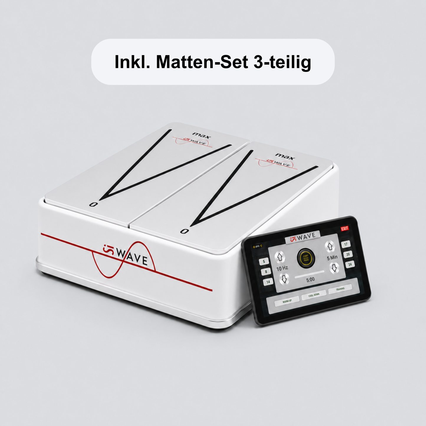 SiWAVE MULTI HOME Schwingungsplatte inkl. Matten-Set 3-teilig