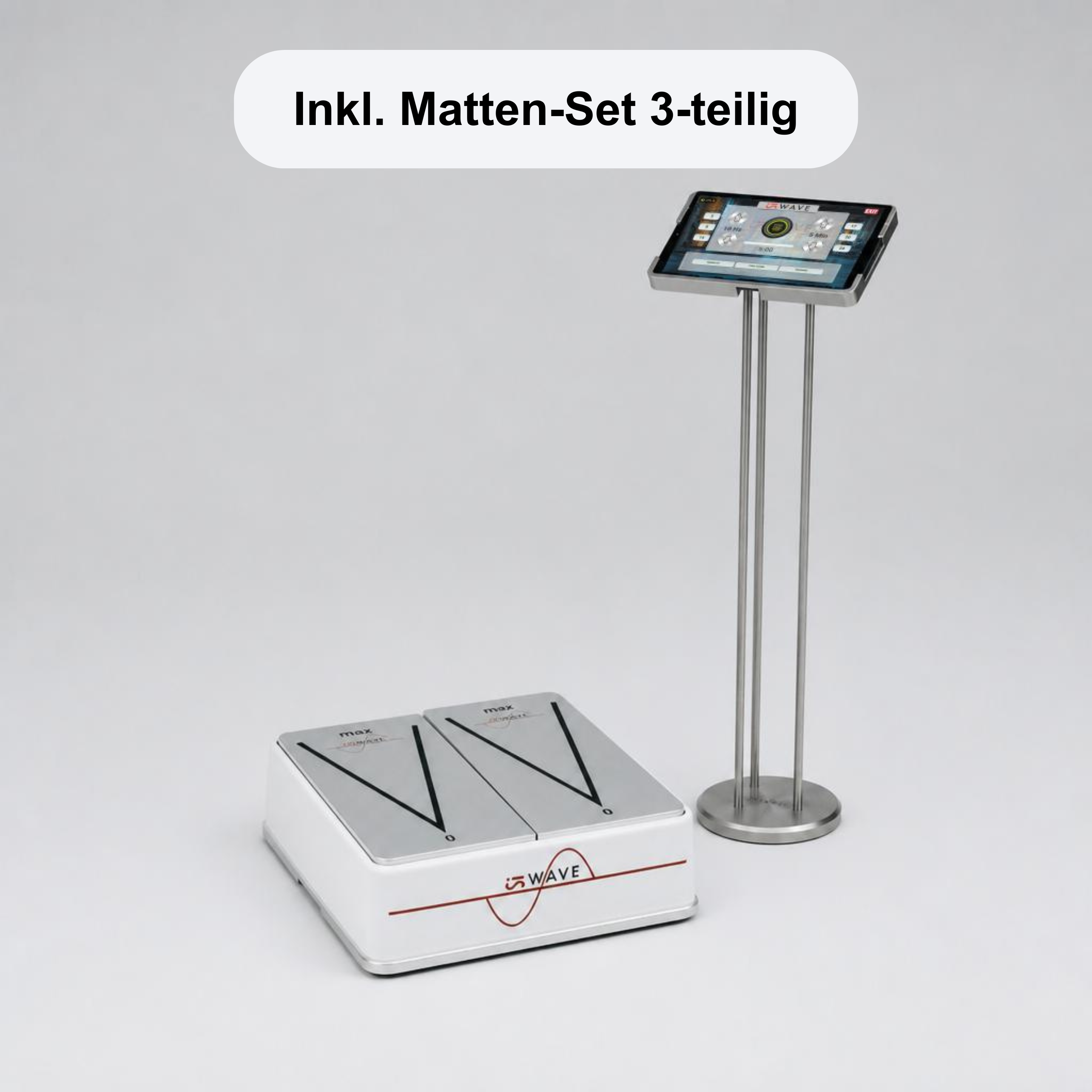 SiWAVE MULTI BASIC Schwingungsplatte inkl. Matten-Set 3-teilig
